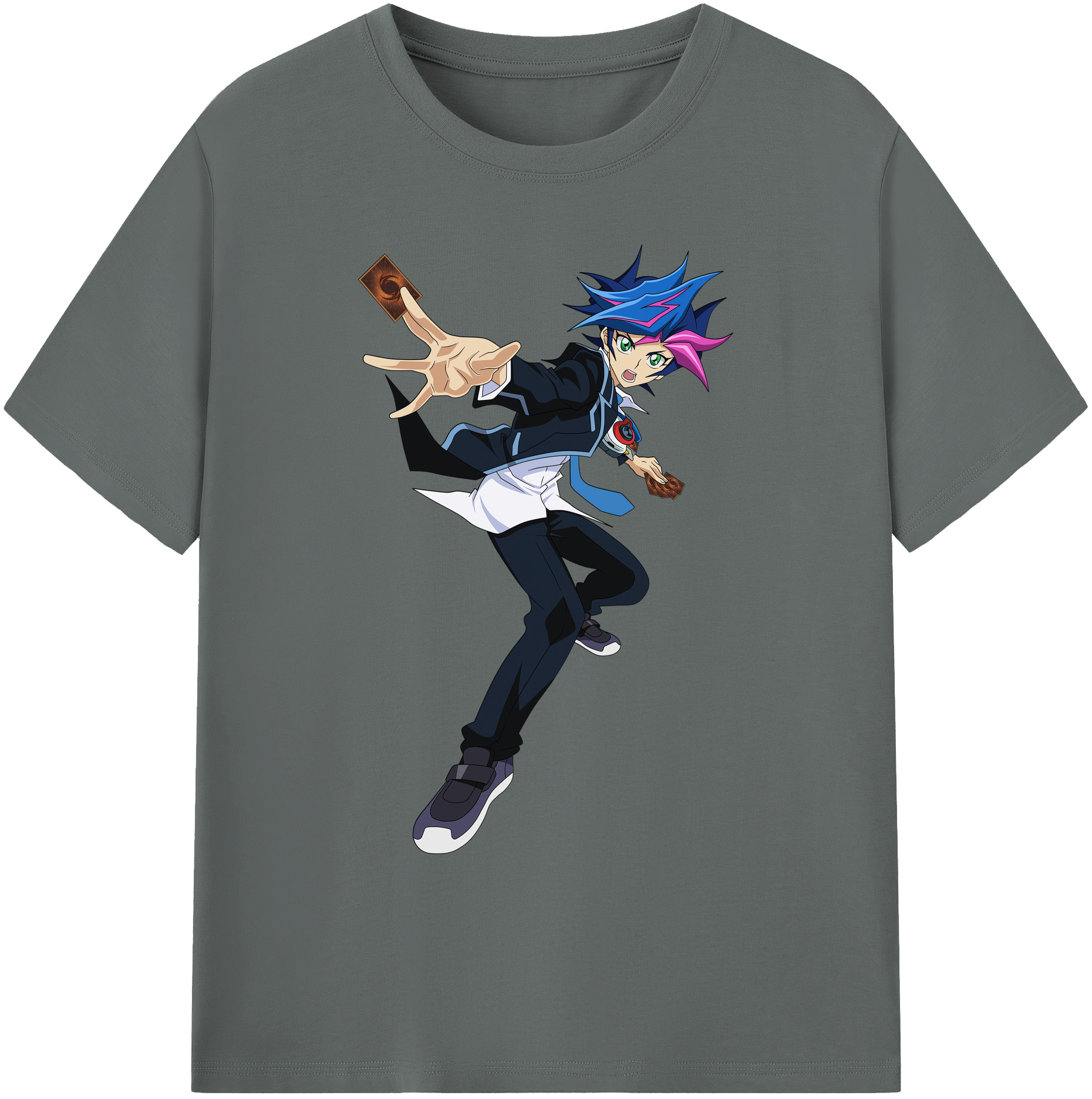 （画像用） 遊☆戯☆王 Yu-Gi-Oh! 綿100％ メンズ半袖Tシャツ｜肌触りやわらか＆通気性